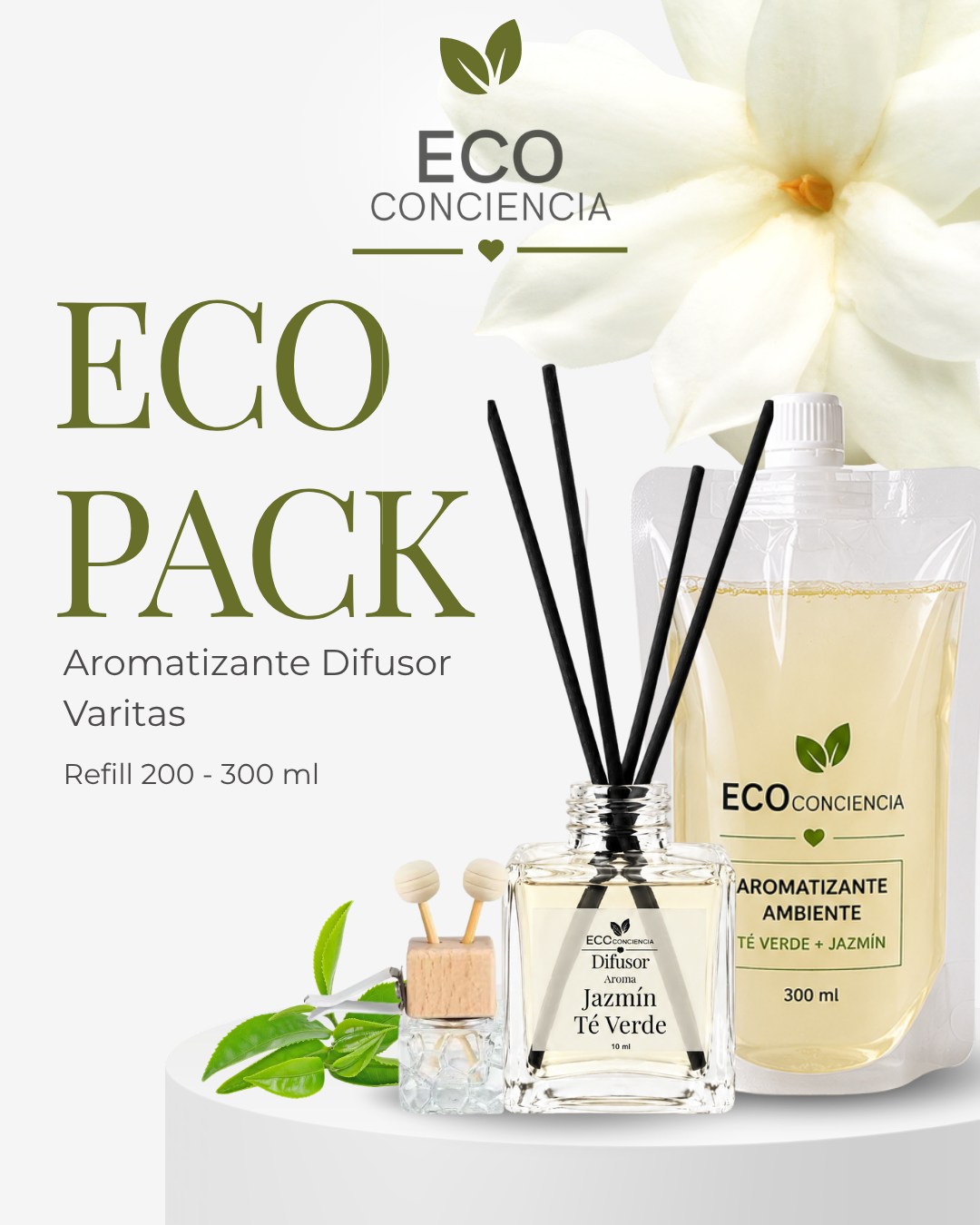Eco Pack Aromatizante para Difusor Varitas