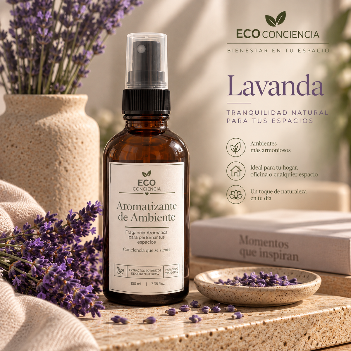 Aromatizante Eco Conciencia Lavanda