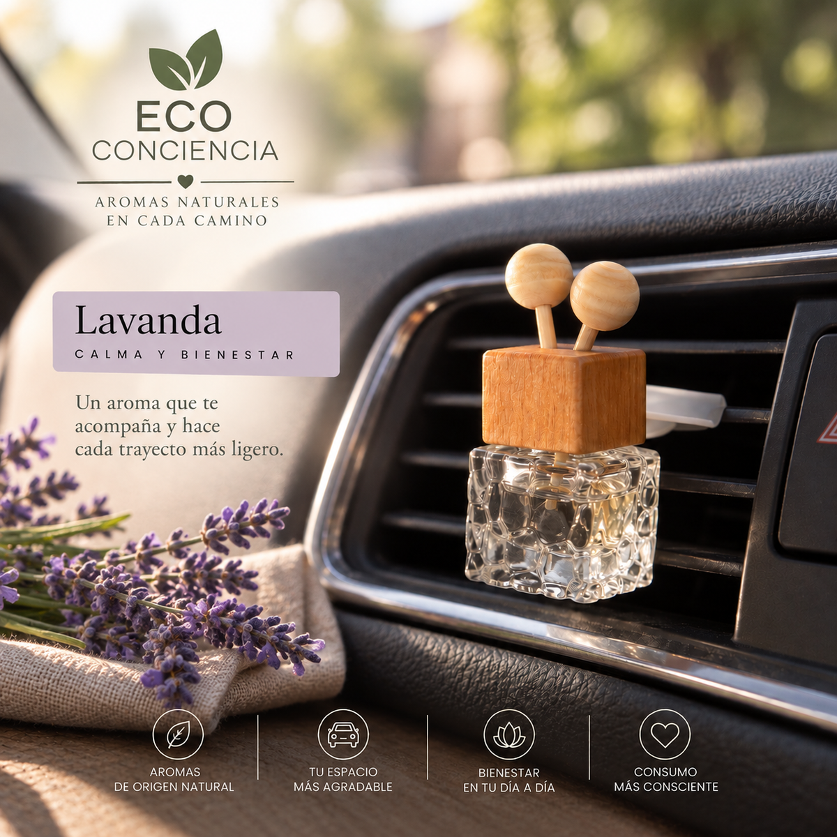 Mini Difusor Aromático para Coche 