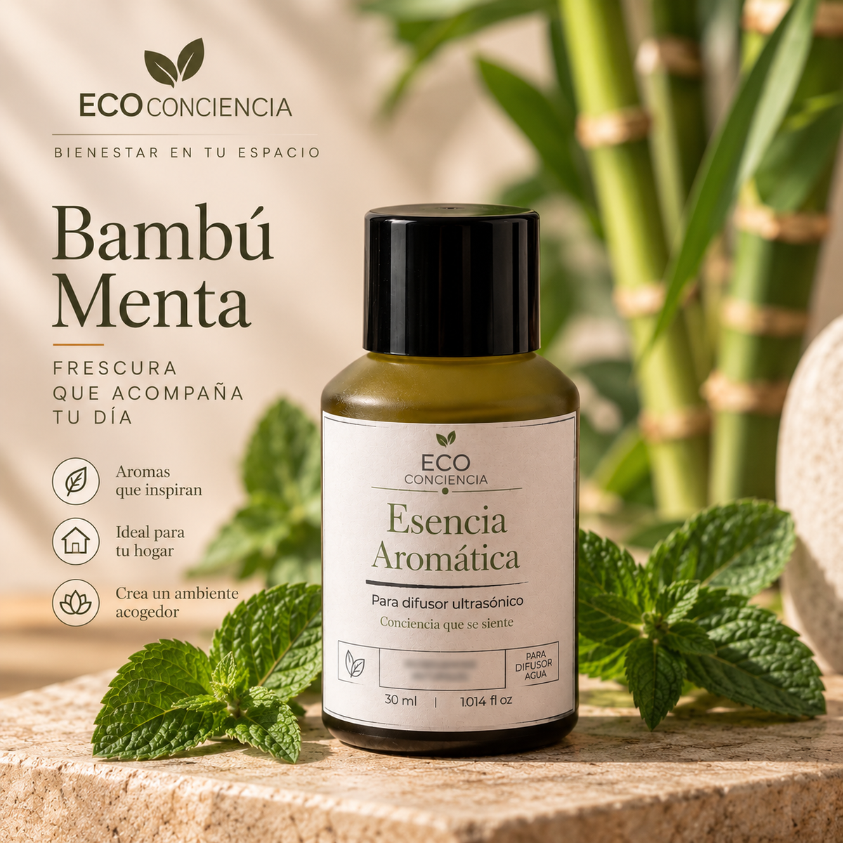 Esencia para Difusor Bambú Menta