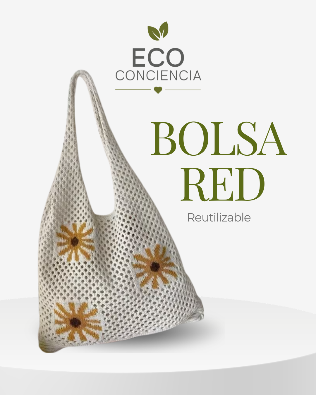 Bolsa Red Reutilizable Diseño Floral