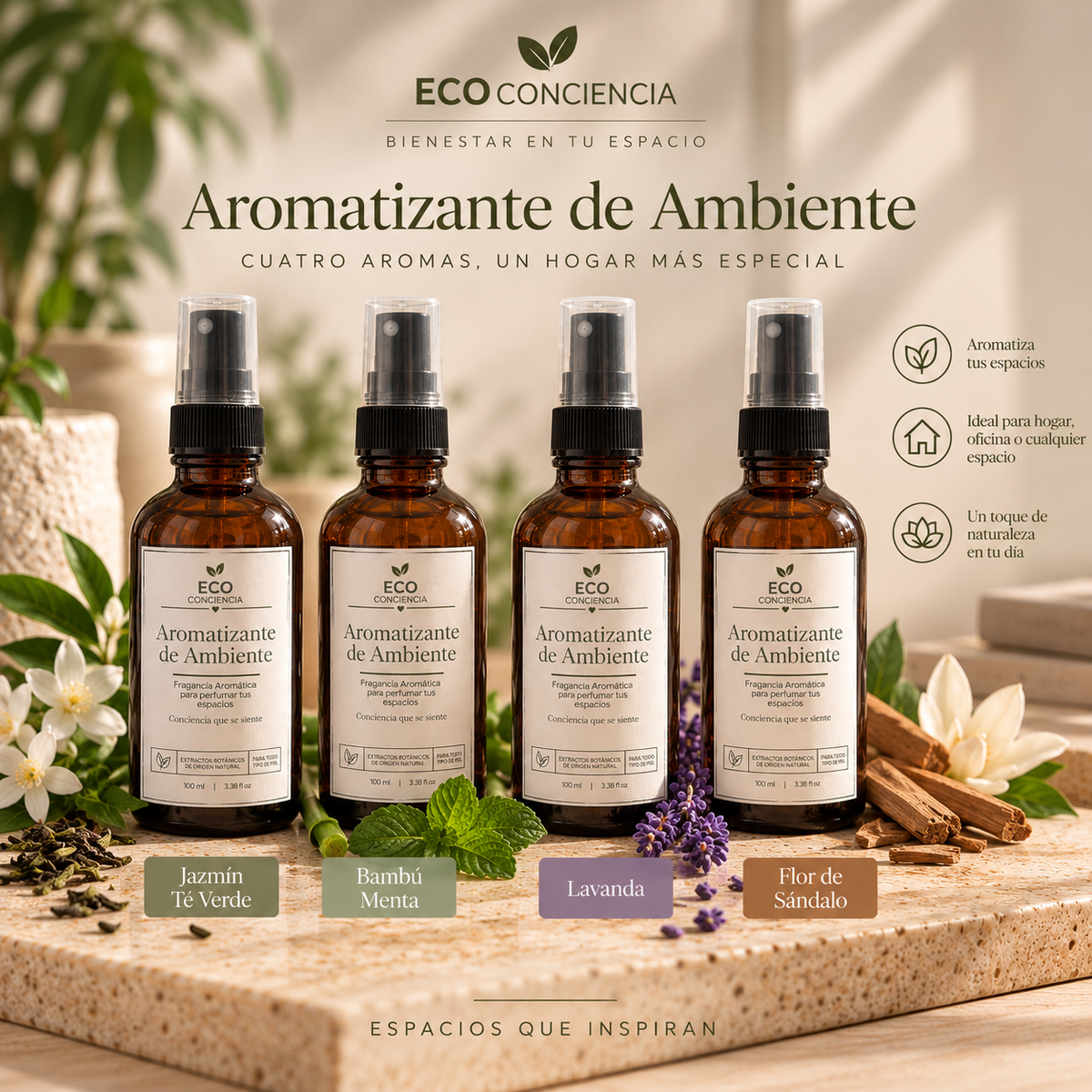 Aromatizante Concentrado de Ambiente en Spray
