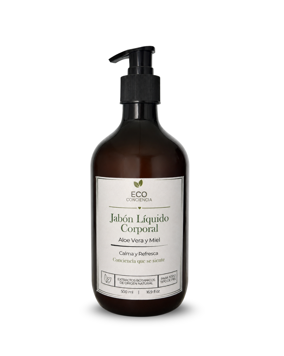 Botella Reutilizable Jabon Corporal 500 ml