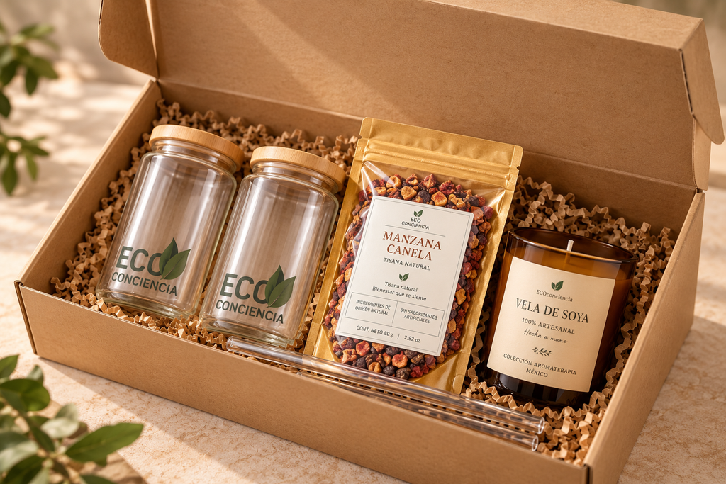 Kit Calma en Caja Kraft para regalo