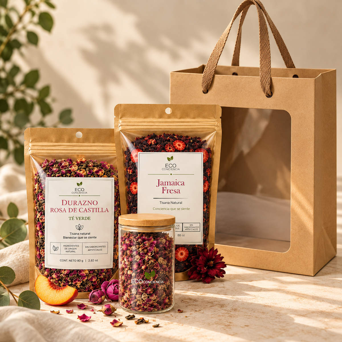 Kit Infusiones y Tisanas con Bolsa regalo