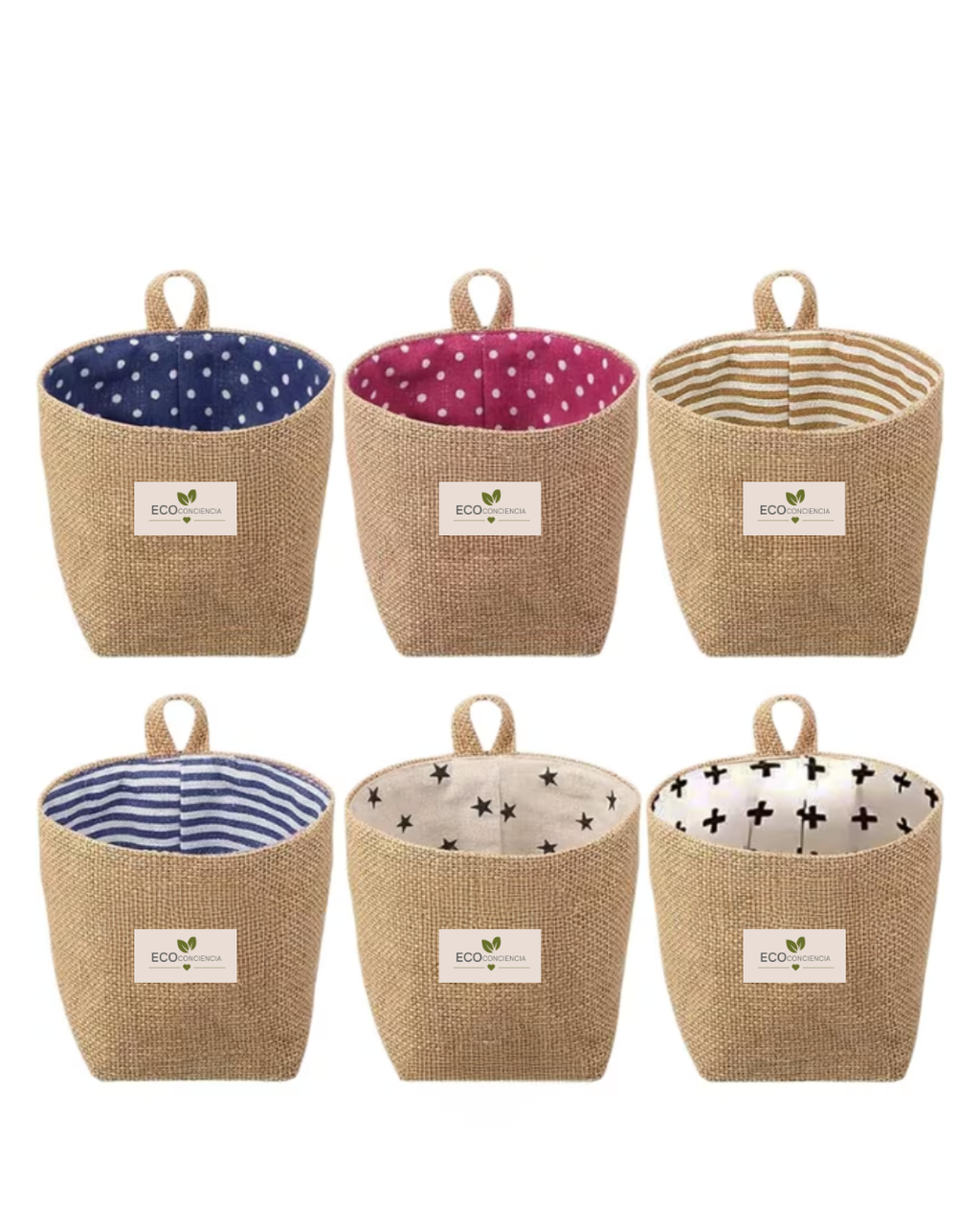Mini Cesta de Yute