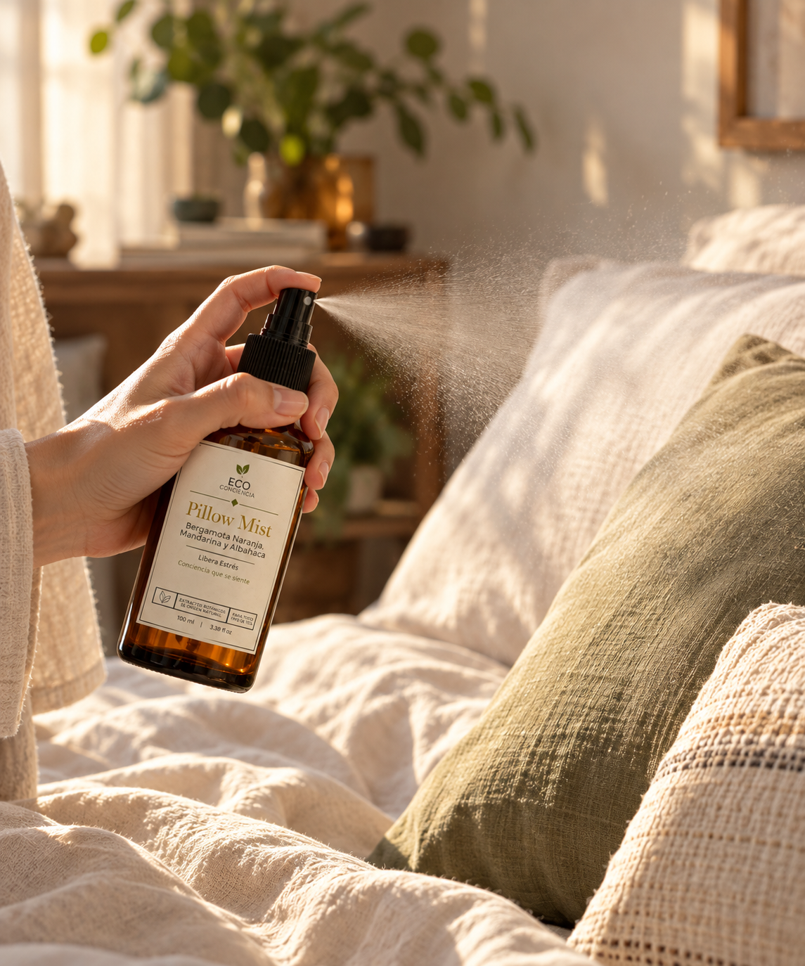 Bruma para Almohada ( Pillow Mist) Libera Estrés 100 ml
