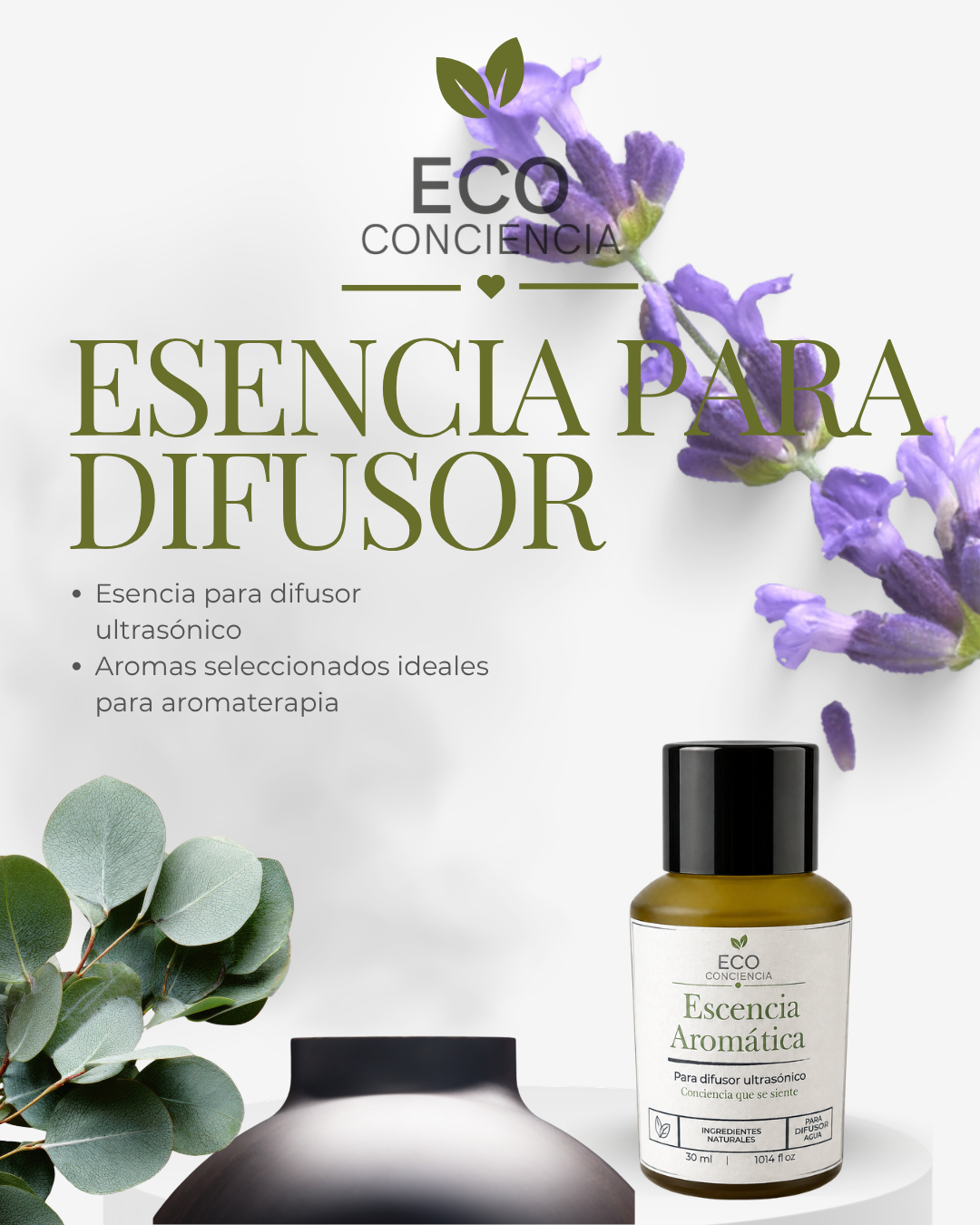 Esencia Aromática para Difusor Agua